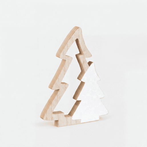 Figura de natal ARBOL branca 24x18cm marca MICA DECORATIONS Figura de natal ARBOL branca 24x18cm marca MICA DECORATIONS