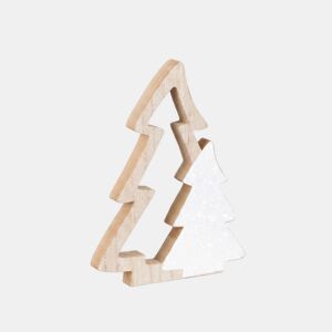 Figura de natal ARBOL branca 24x18cm marca MICA DECORATIONS