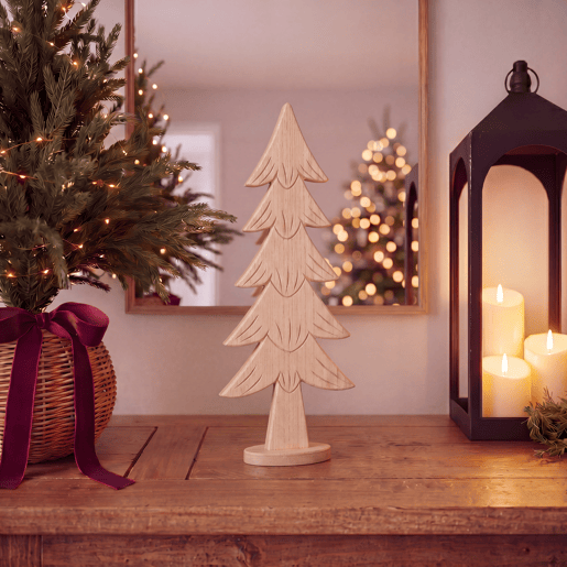 Figura ÁRBOL NAVIDEÑO castanho 62x26cm marca MICA DECORATIONS