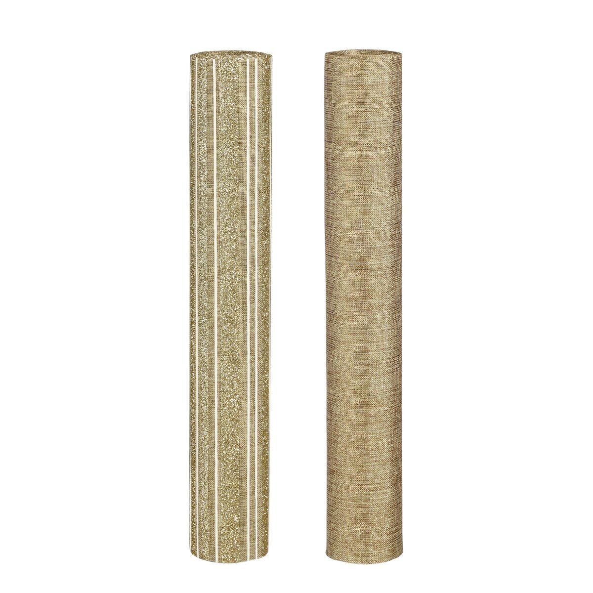 Camino de mesa xmas champagne surtido 270x28cm