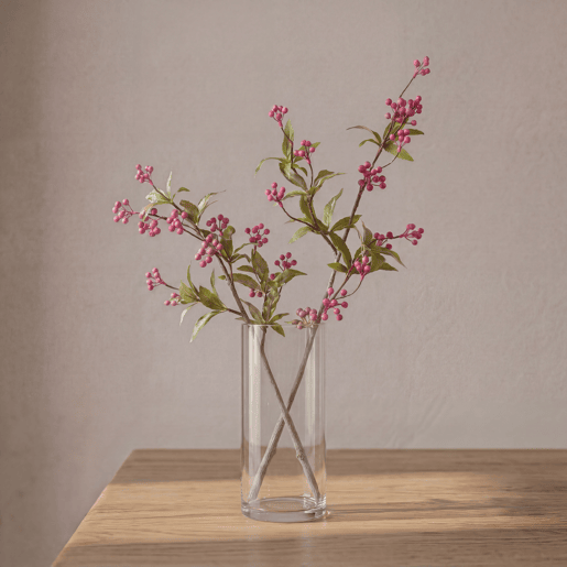 Planta artificial BERRYSPRAY púrpura 71cm marca MICA DECORATIONS