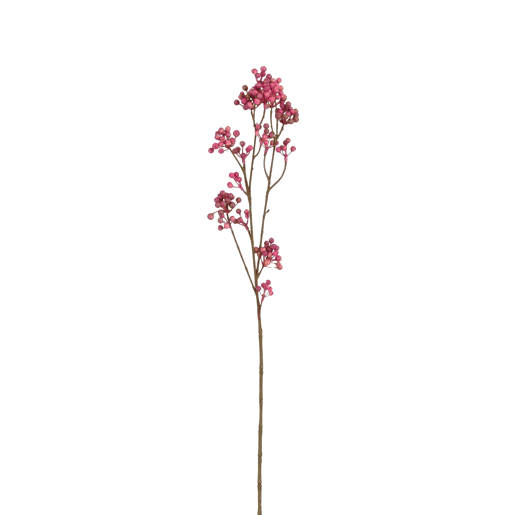 Planta artificial BERRYSPRAY rosa 66cm marca MICA DECORATIONS