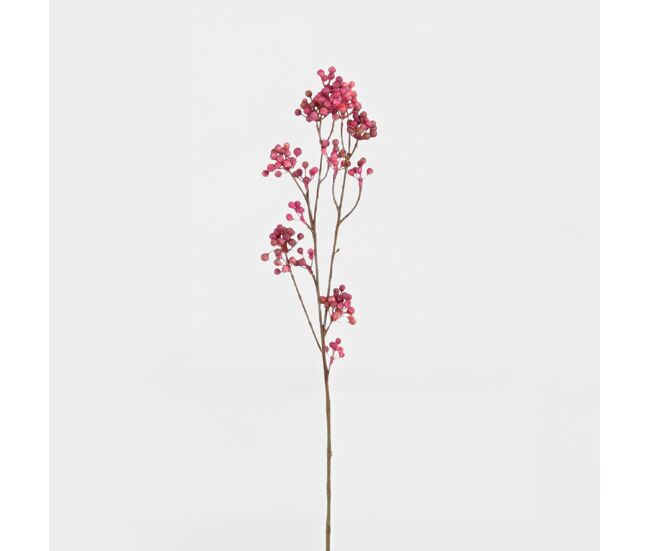 Planta artificial berryspray rosa 66cm marca mica decorations