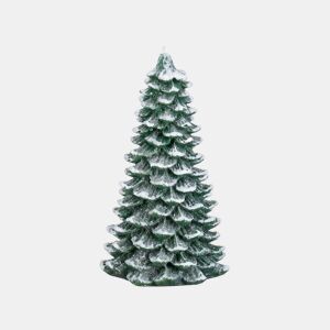 Vela ÁRBOL XMAS verde 20x10cm marca MICA DECORATIONS