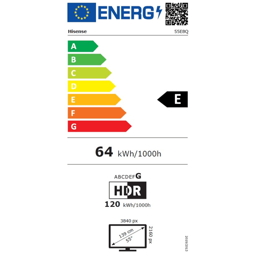TV 55 polegadas HISENSE 55E8Q Smart TV Mini-LED TV 55 polegadas HISENSE 55E8Q Smart TV Mini-LED
