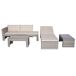 Set de jardín CÁRTAMA sofá 2 plazas, dos mesas bajas y cama solar Set de jardín CÁRTAMA sofá 2 plazas, dos mesas bajas y cama solar Beige