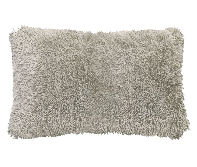 Cojín poliéster sheep 50x70cm color plata