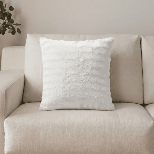 Almofada em poliƩster BUBBLE 45x45cm branco Almofada em poliƩster BUBBLE 45x45cm branco