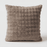 Almofada em poliéster BUBBLE 45x45cm taupe