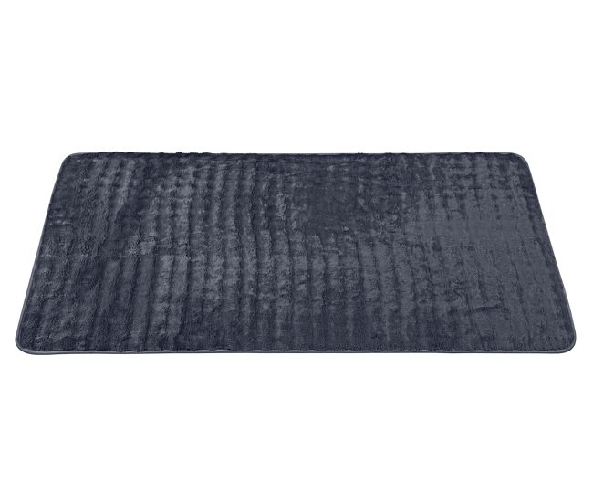 Alfombra poliéster bubble 60x120cm color petróleo