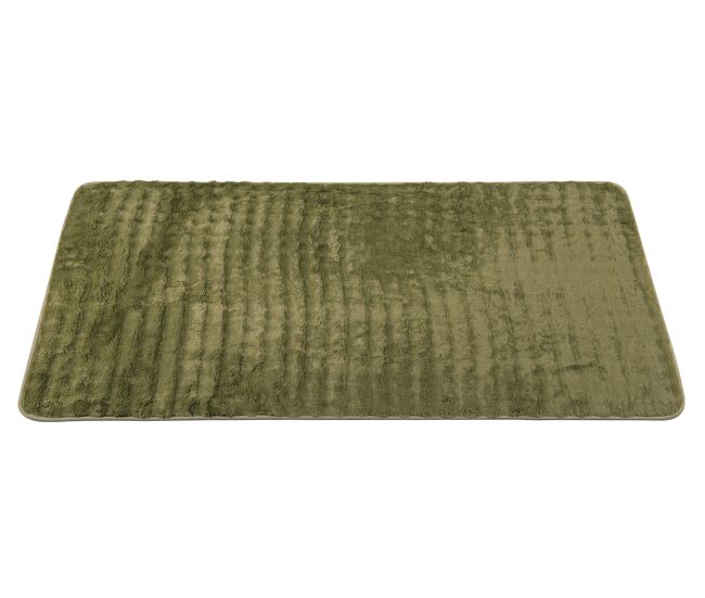 Alfombra poliéster bubble 60x120cm color verde