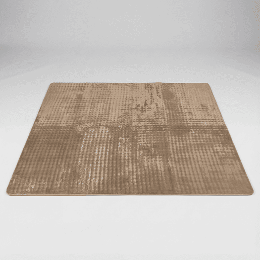 Tapete em poliéster BUBBLE 160x230cm cor taupe