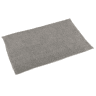 Tapete de banho poliéster CHENILLE 50x80cm cor prata