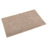 Tapete de banho poliéster CHENILLE 50x80cm cor taupe