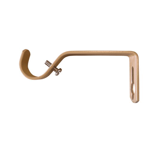 Varão de cortina extensível ZOE de 130cm a 240cm cor madeira