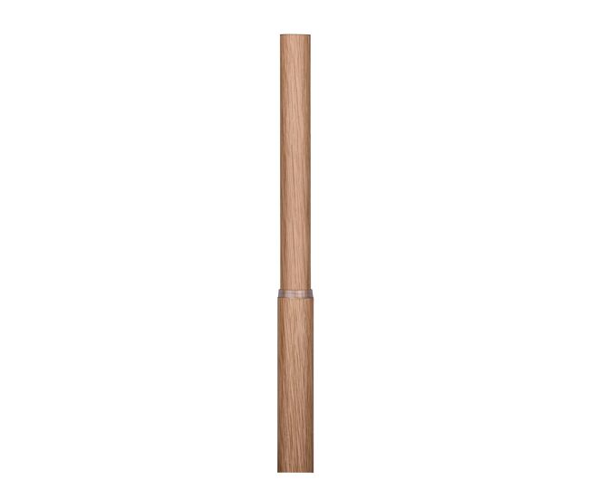 Barra cortina extensible zoe de 160cm a 300cm color madera