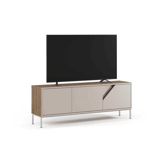 Móvel de TV LILOU 150cm carvalho e creme Móvel de TV LILOU 150cm carvalho e creme