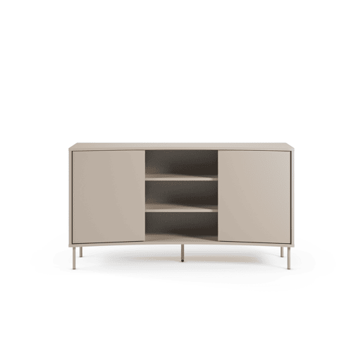 Aparador NOVA com 2 portas cor creme