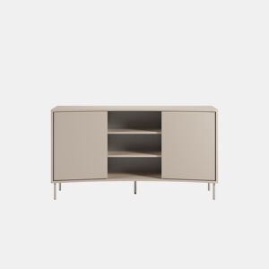 Aparador NOVA com 2 portas cor creme