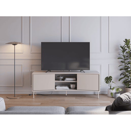 Móvel de TV NOVA 150cm 2 portas creme Móvel de TV NOVA 150cm 2 portas creme