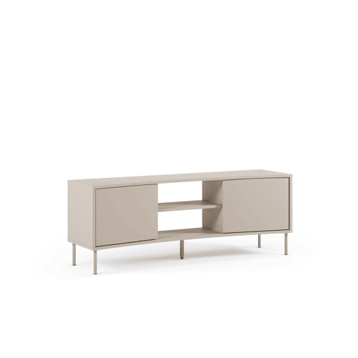 Móvel de TV NOVA 150cm 2 portas creme Móvel de TV NOVA 150cm 2 portas creme