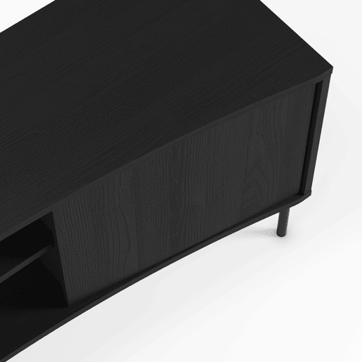 Móvel de TV NOVA 150cm 2 portas preto