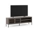 Mueble TV 160cm 2 puertas negro FAYNA Mueble TV 160cm 2 puertas negro FAYNA Marron