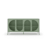 Aparador TAYRA com 4 portas cor verde
