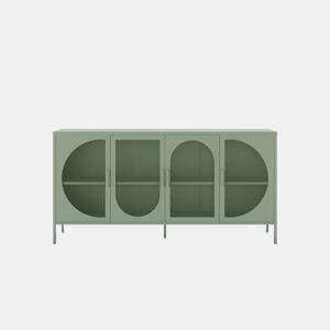 Aparador TAYRA com 4 portas cor verde