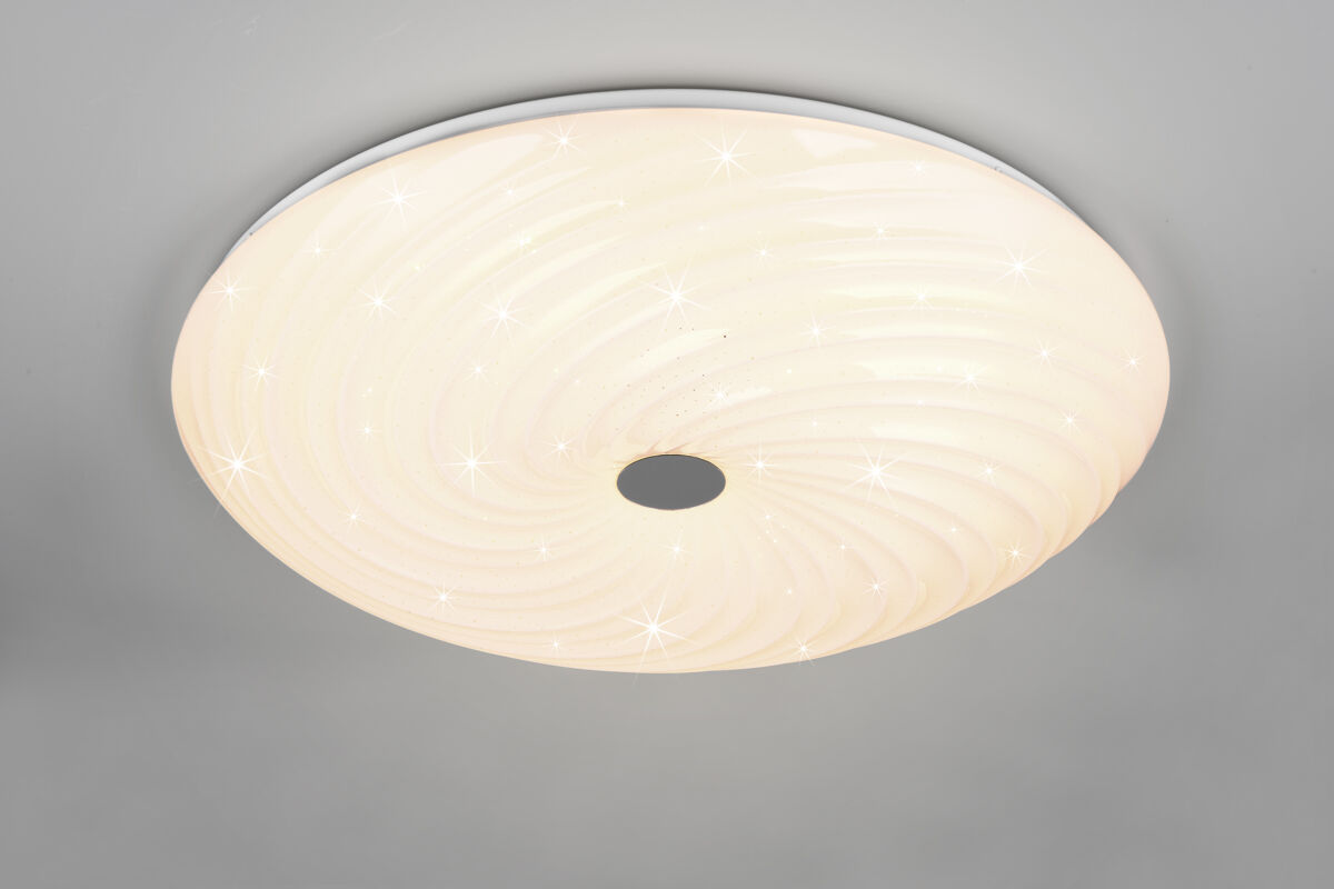 Plafón GRAVITY led 45W 57cm 4500LM blanco con efecto estrella 