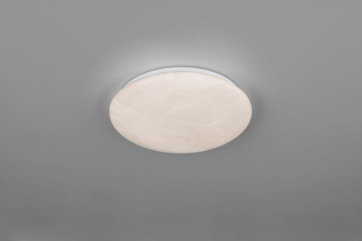 Plafón UMBRIA led 12W 28cm 1600LM color alabastro 