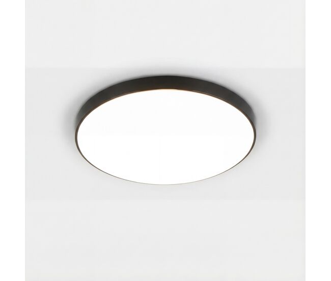 Plafón spica led 18w 27cm 2000lm color negro