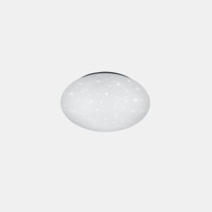 Plafon PUTZ LED 15W 37cm 1500LM cor branco efeito estrela