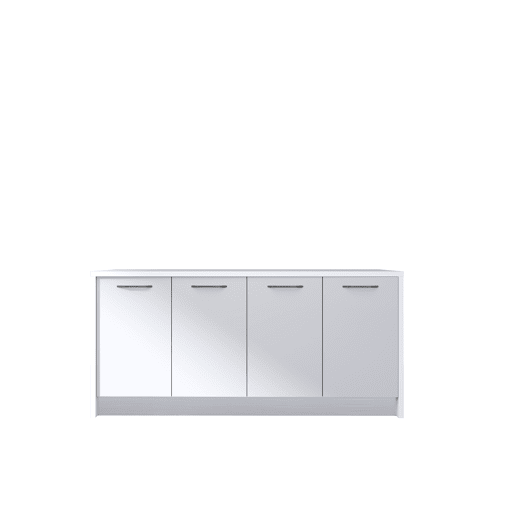 Ilha de cozinha GILDA 2.0 180cm branco e cinza claro