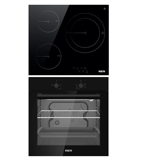 Conjunto placa vitrocerámica y horno FAR FA-BIVOB-2025