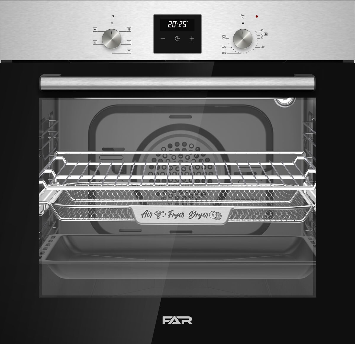 Horno multifunción Air Fryer hidrolítico FAR FA-BIDOMF-2025