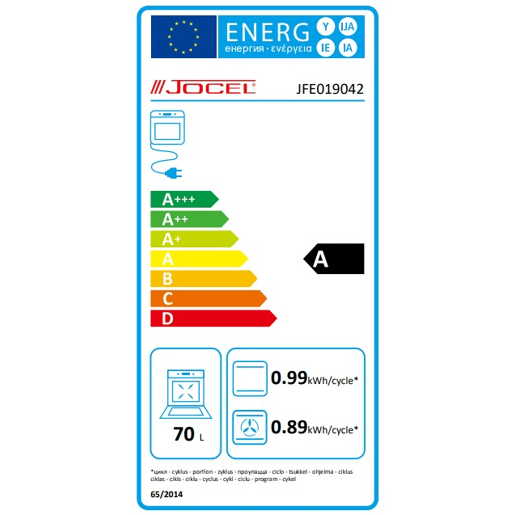 Forno elétrico JOCEL JFE019042 multifunções 70 litros