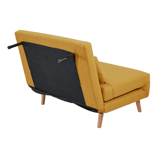 Sofá cama RITA na cor amarelo Sofá cama RITA na cor amarelo