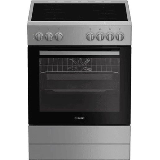 Fogão INDESIT I6V5PMS vitrocerâmica 60cm e forno 66 litros