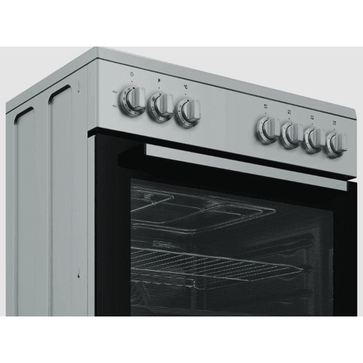 Fogão INDESIT I6V5PMS vitrocerâmica 60cm e forno 66 litros