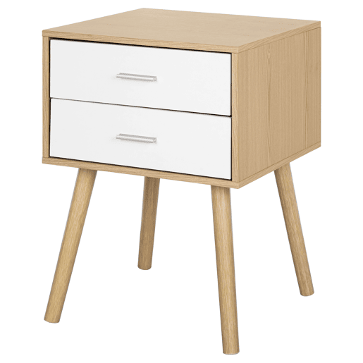 Mesa de cabeceira ARCADIA II com 2 gavetas