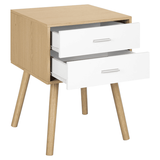 Mesa de cabeceira ARCADIA II com 2 gavetas