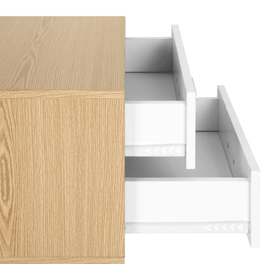 Mesa de cabeceira ARCADIA II com 2 gavetas