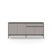 Aparador 4 puertas crema y negro LORENZA Aparador 4 puertas crema y negro LORENZA Negro/ Beige