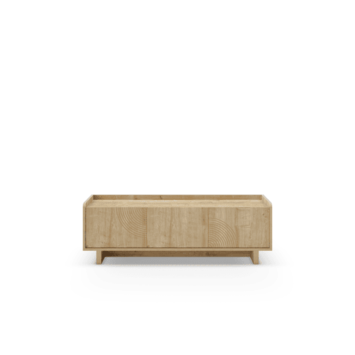 Móvel de TV DAIRA 3 portas 140cm carvalho