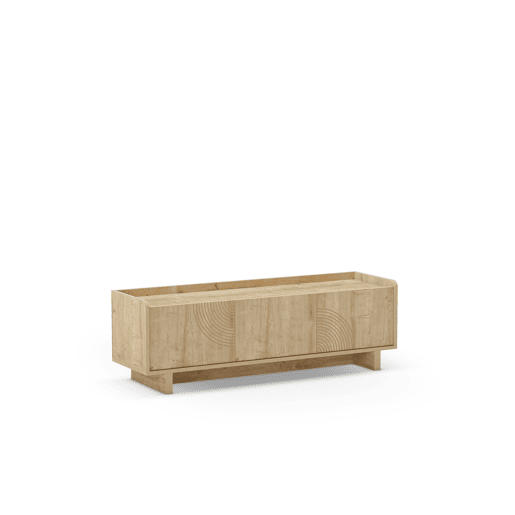 Móvel de TV DAIRA 3 portas 140cm carvalho