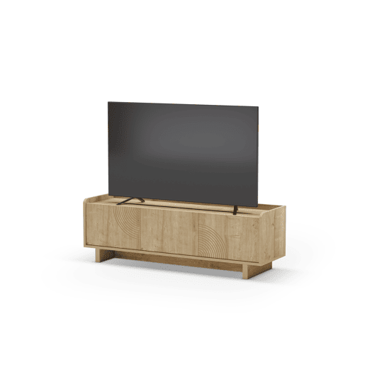 Móvel de TV DAIRA 3 portas 140cm carvalho