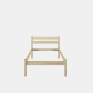 Cama NORDIC 90x190cm madeira maciça polida