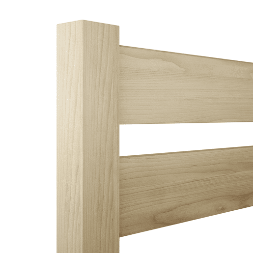 Cama NORDIC 90x190cm madeira maciça polida