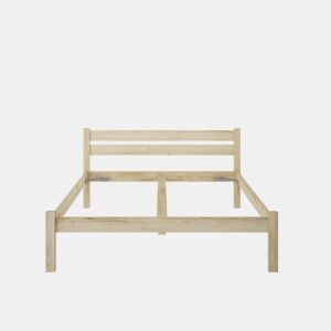 Cama NORDIC 140x190cm madeira maciça polida